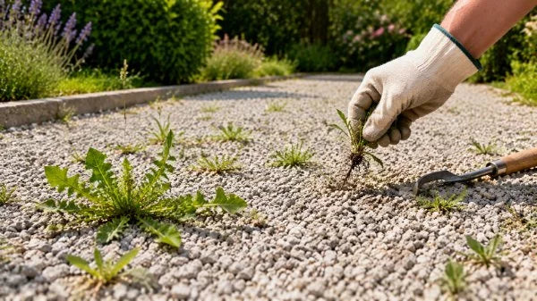 Comment enlever les mauvaises herbes dans le gravier