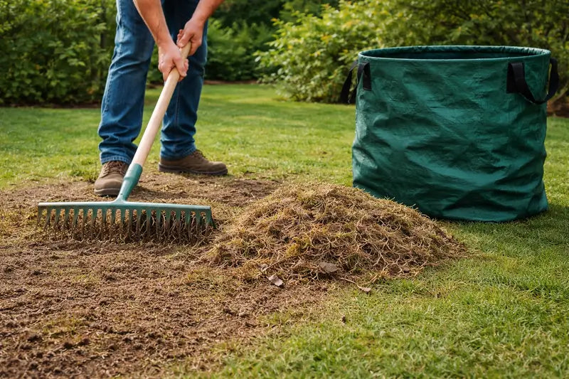 Que faire après avoir scarifier sa pelouse : étapes essentielles