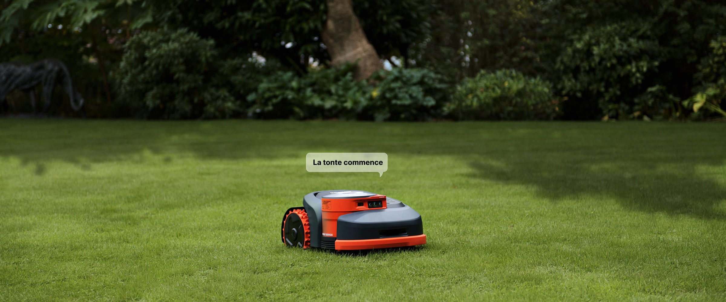 <p>Donnez un nom à votre robot tondeuse et profitez de réponses vocales personnalisées.</p>