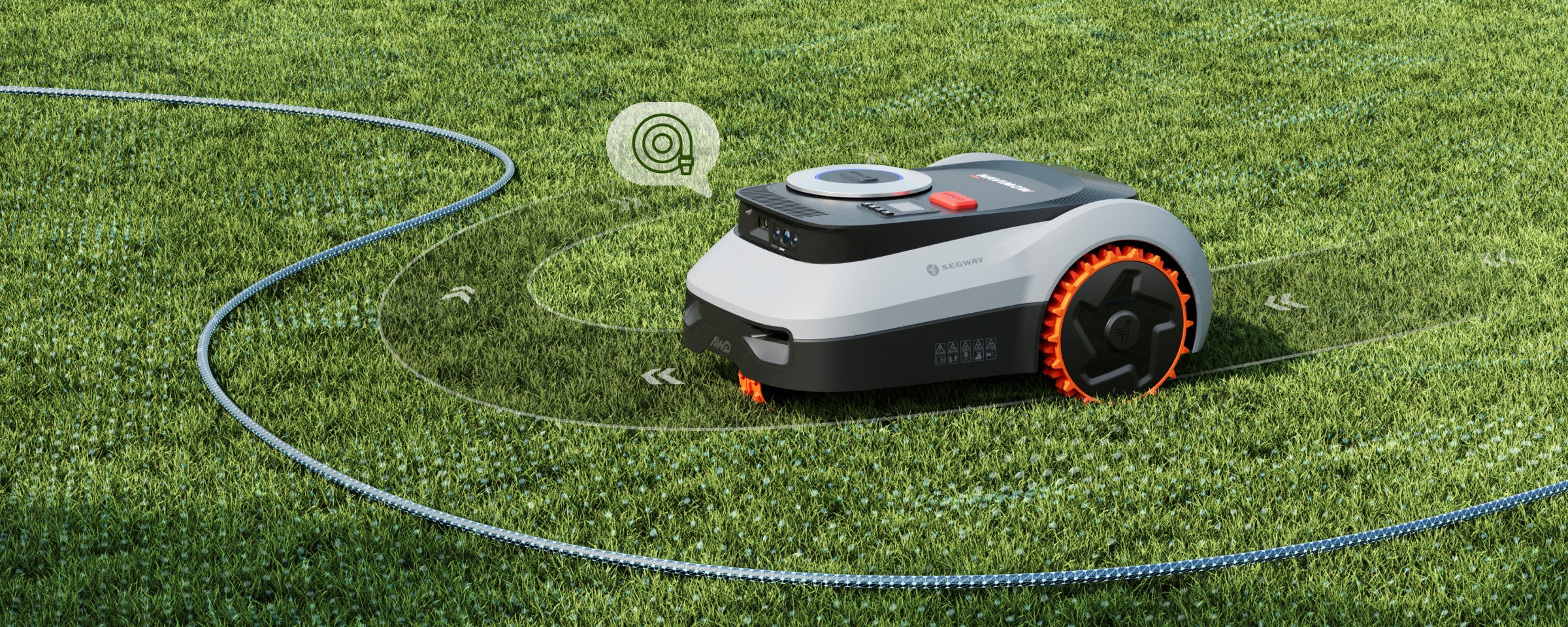 Segway Navimow robot tondeuse.