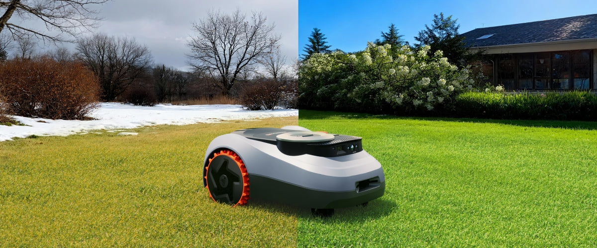 hiverner et remettre en service un robot tondeuse Navimow