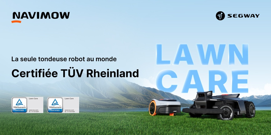 Navimow robot tondeuse avec certification lawn care