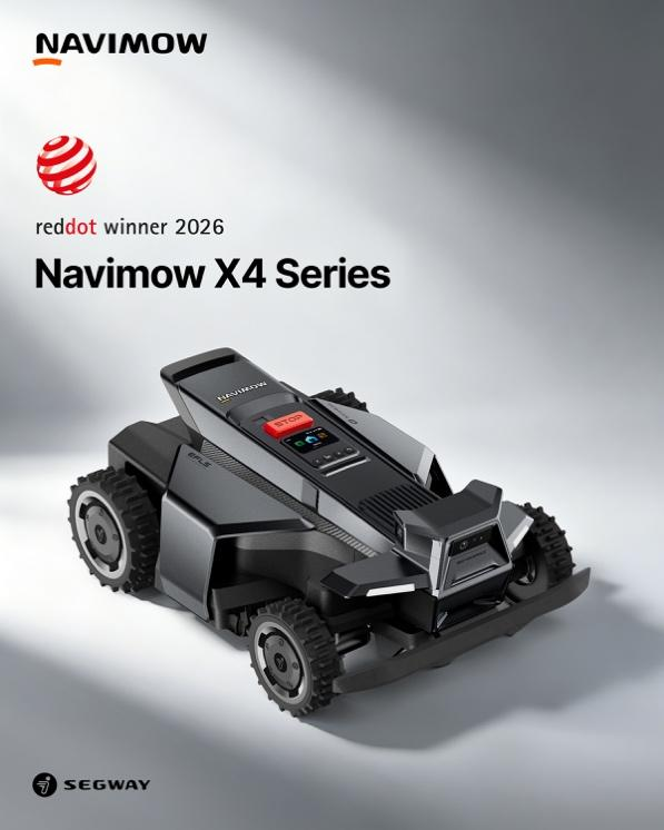 Segway Navimow : deux séries de robots tondeuses distingués aux Red Dot Design Awards