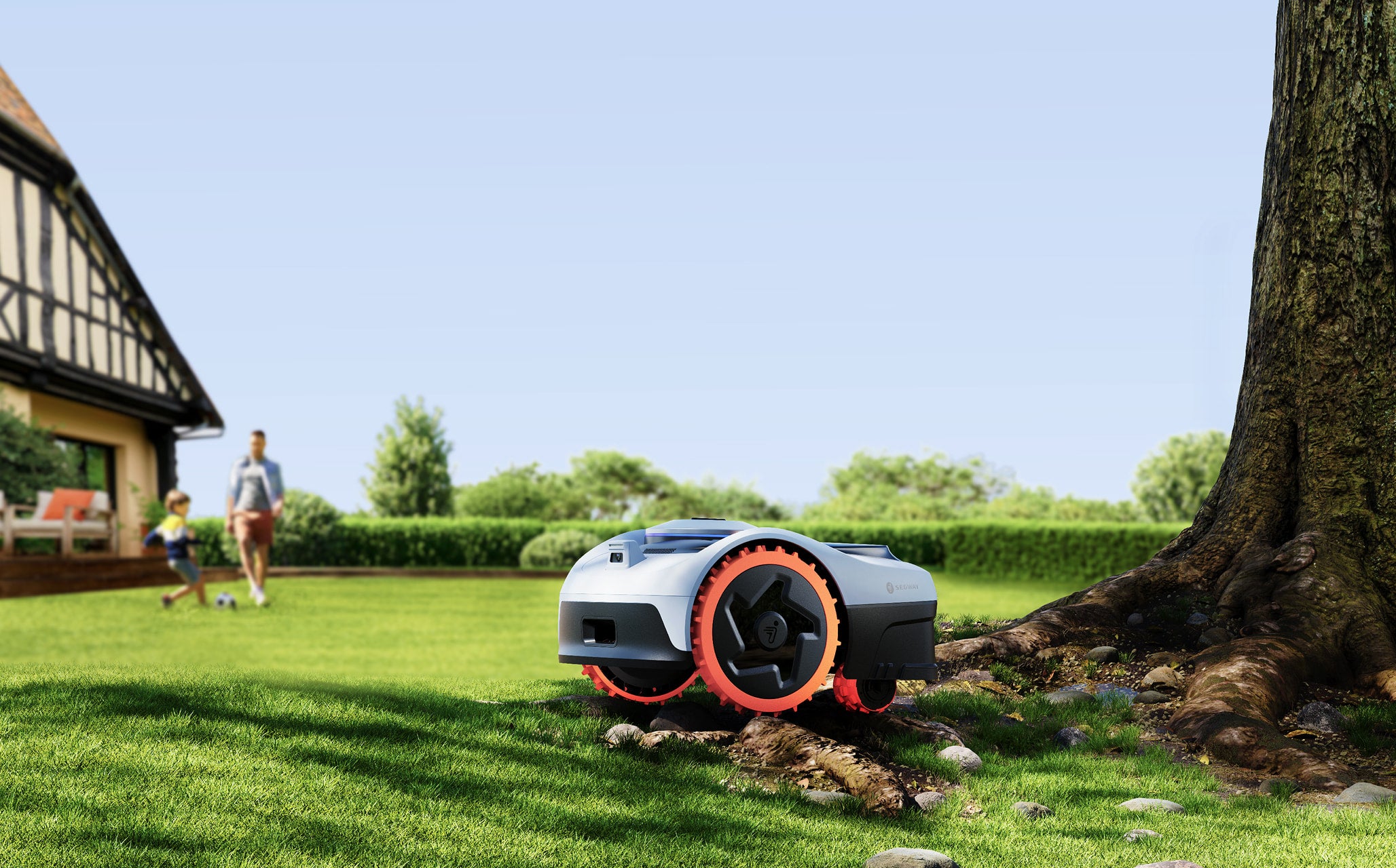 Entretien robot tondeuse