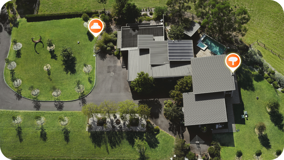 Configuration de positionnement optimisée via l'application