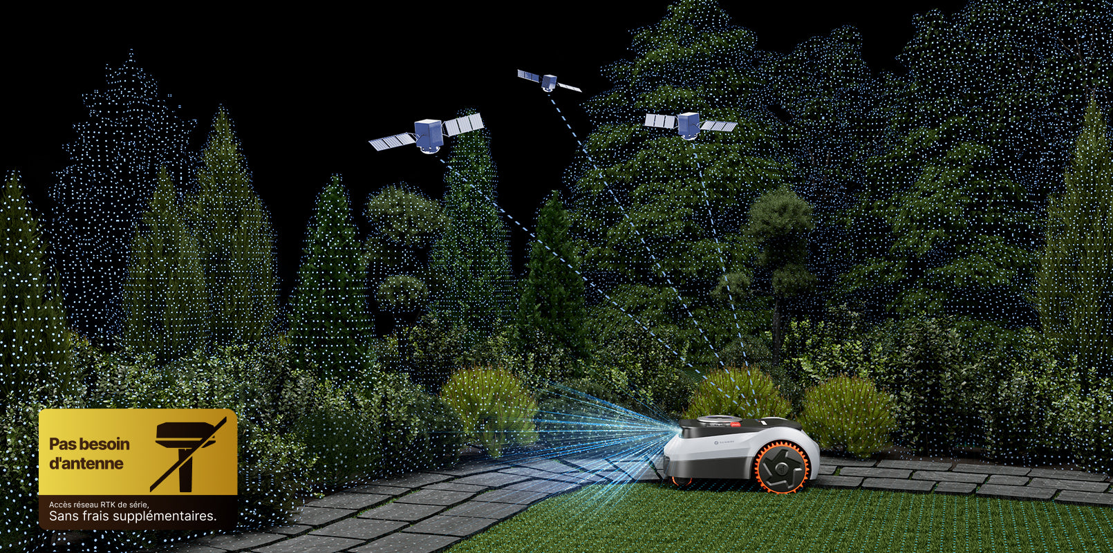 Segway Navimow i105E tondeuse robot.