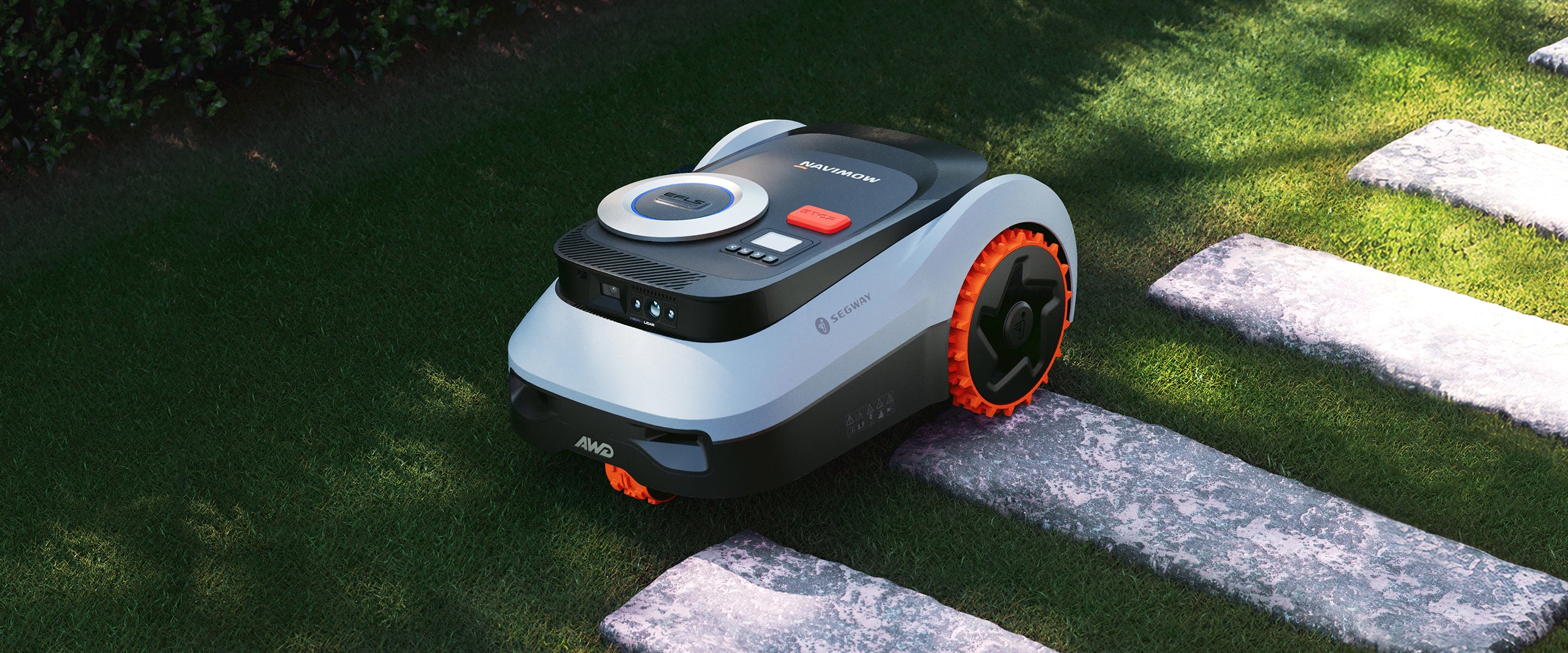 Segway Navimow AWD robot tondeuse.