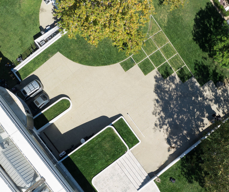 Jardins composés de plusieurs zones