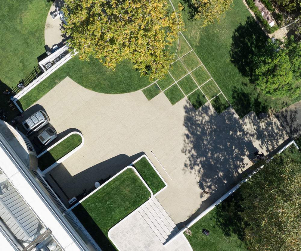 Jardins composés de plusieurs zones