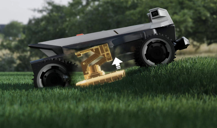 Plateau de coupe flottant pour une adaptation parfaite au terrain